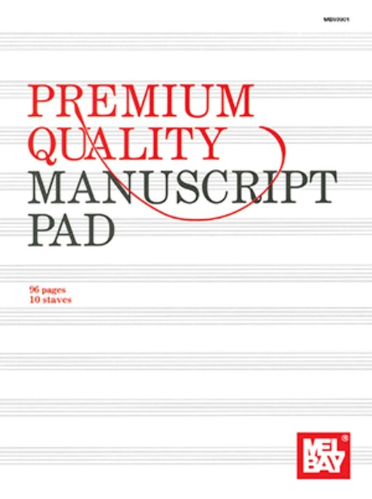 Premium Quality Manuscript Pad 10 Stave 96 Page