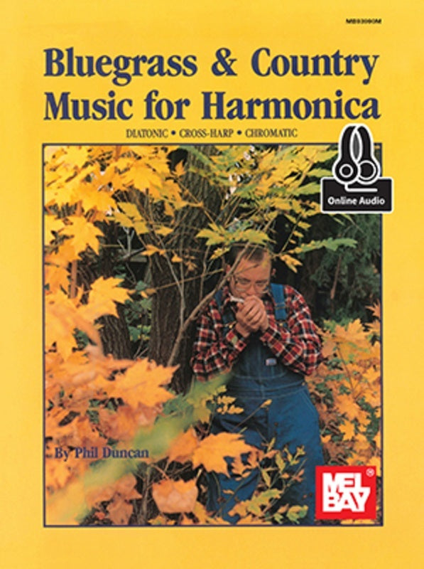 Bluegrass And Country Music For Harmonica Book/Oa (Softcover Book/Online Audio) Book