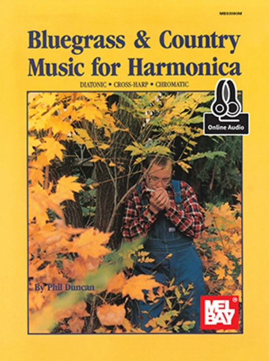 Bluegrass And Country Music For Harmonica Book/Oa (Softcover Book/Online Audio) Book