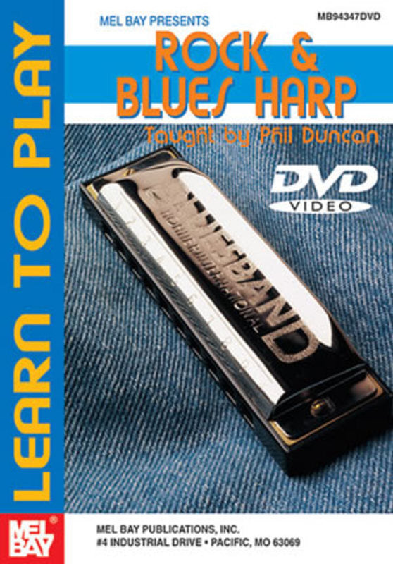 Learn To Play Rock And Blues Harp DVD (DVD Only)