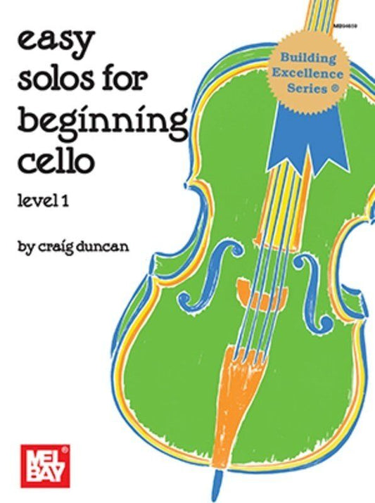 Easy Solo for Beginning Cello Level 1 by Craig Duncan