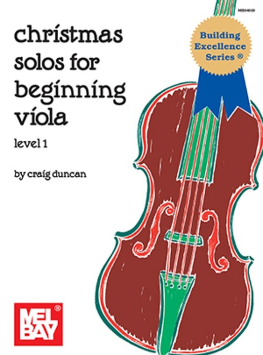 Christmas Solos For Beginning Viola Level 1 Book/Pdf Book