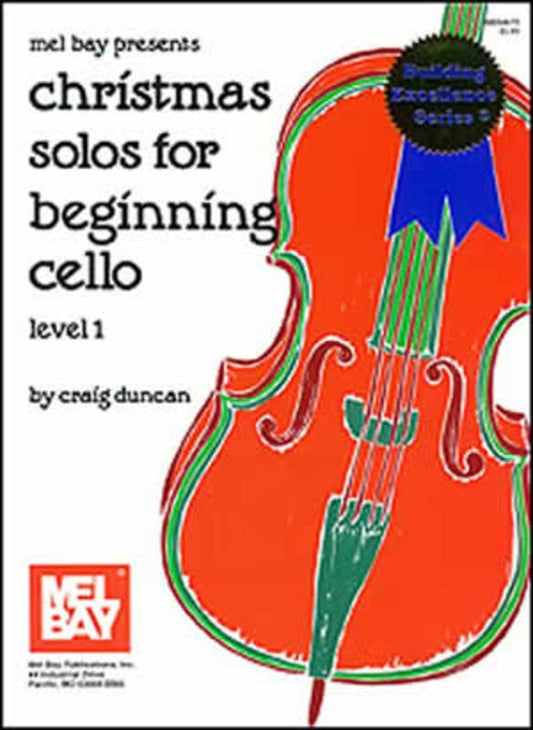 Christmas Solos For Beginning Cello (Softcover Book)
