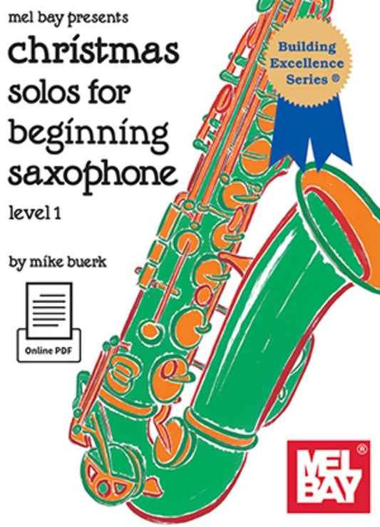 Christmas Solos For Beginning Saxophone Book