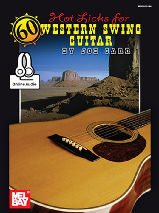 60 Hot Licks For Western Swing Guitar Book/Oa (Softcover Book/Online Audio) Book