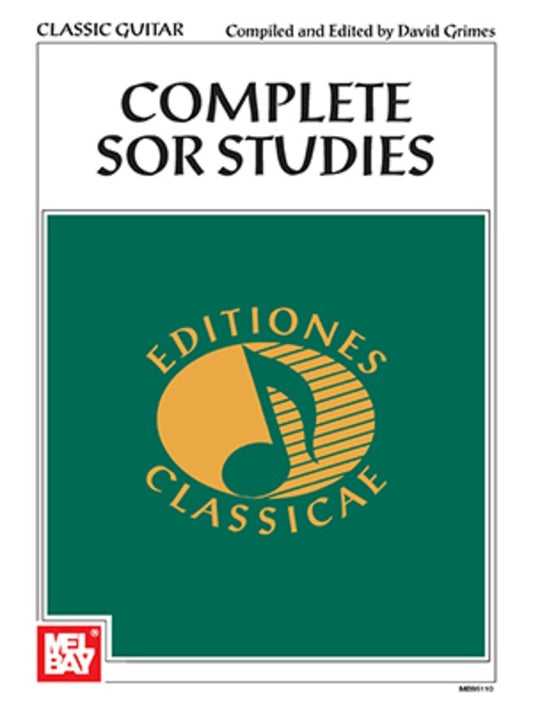 Complete Sor Studies For Guitar (Softcover Book)