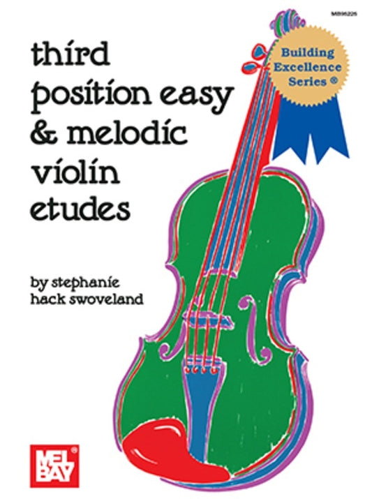 Third Position Easy And Melodic Violin Etudes (Softcover Book)