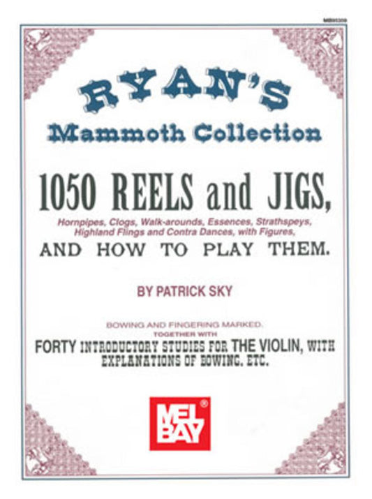 Ryan's Mammoth Collection Of Fiddle Tunes (Softcover Book)
