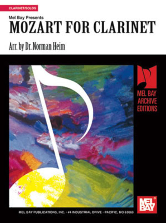 Mozart For Clarinet Book