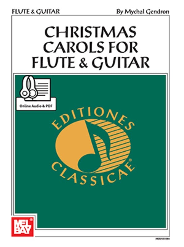 Christmas Carols For Flute And Guitar Book/Oa/Pdf (Softcover Book/Online Audio) Book