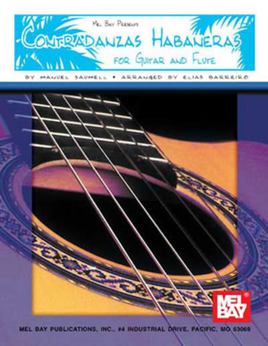 Contradanzas Habaneras For Guitar And Flute Book