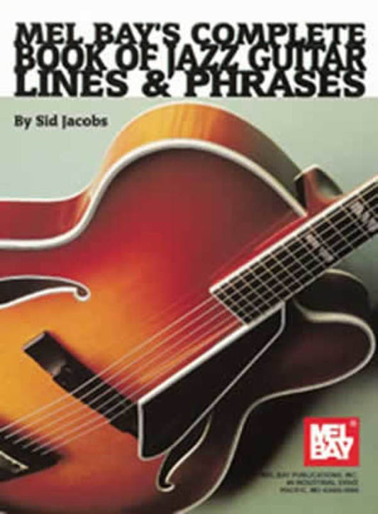 Complete Book Of Jazz Guitar Lines And Phrases Book/CD Book