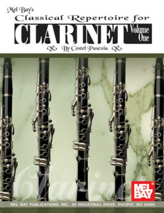 Classical Repertoire For Clarinet Vol 1 Book