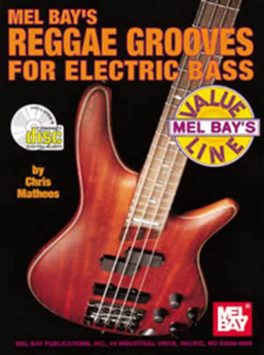 Reggae Grooves For Electric Bass Book/CD Book