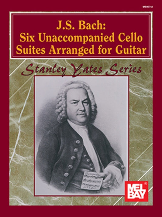 Js Bach 6 Cello Suites Arr Guitar CD Only Book