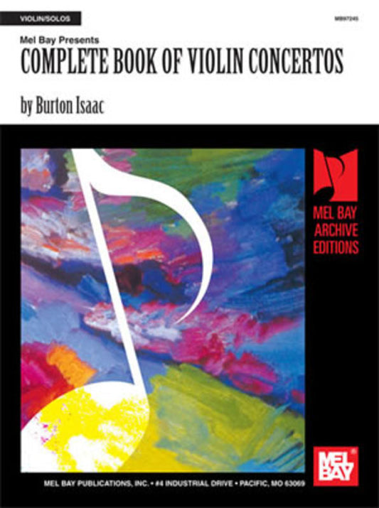 Complete Book Of Violin Concertos Book