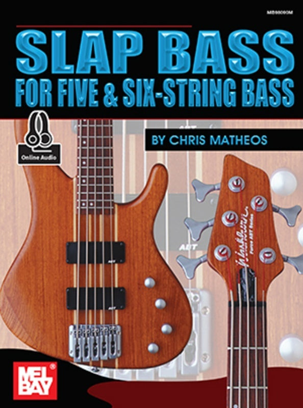 Slap Bass For Five & Six-String Bass Book/Online Audio