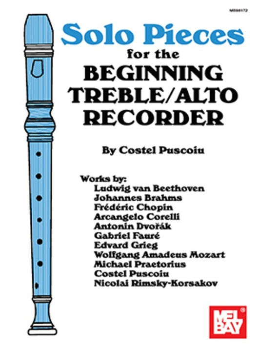 Solo Pieces Beginning Treble/Alto Recorder Book/Pdf Book