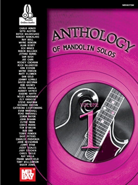 Master Anthology of Mandolin Solos Vol 1 Book & CD by Mel Bay Publications