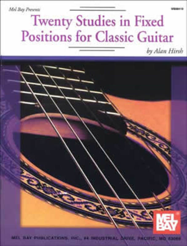Twenty Studies In Fixed Positions For Classic Guitar (Softcover Book)