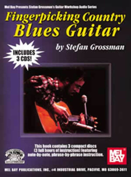 Fingerpicking Country Blues Guitar Softcover Book/CD