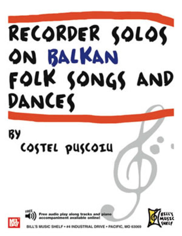 Recorder Solos On Balkan Folk Songs And Dances (Softcover Book/Online Media) Book