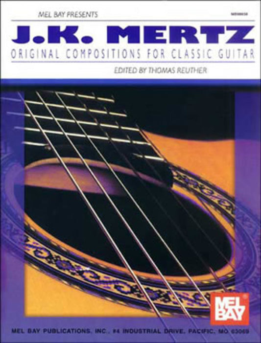 Mertz Original Compositions For Classic Guitar Book