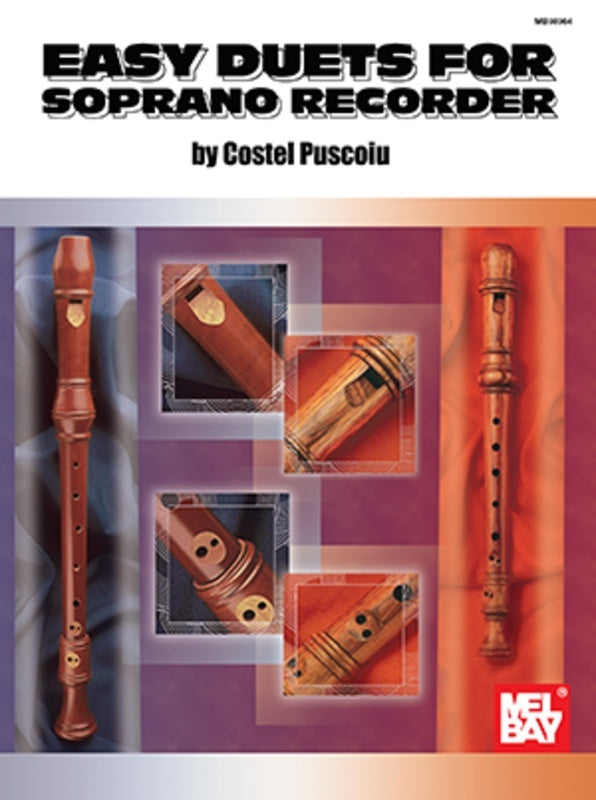 Easy Duest For Soprano Recorder (Softcover Book)