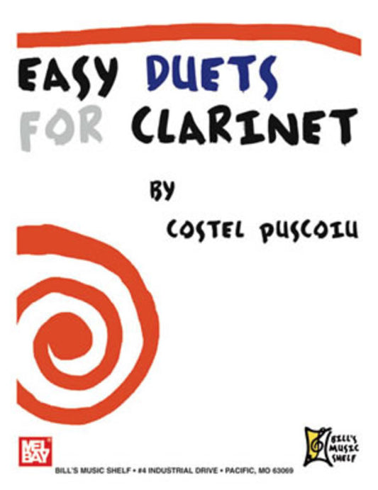 Easy Duets For Clarinet (Softcover Book)