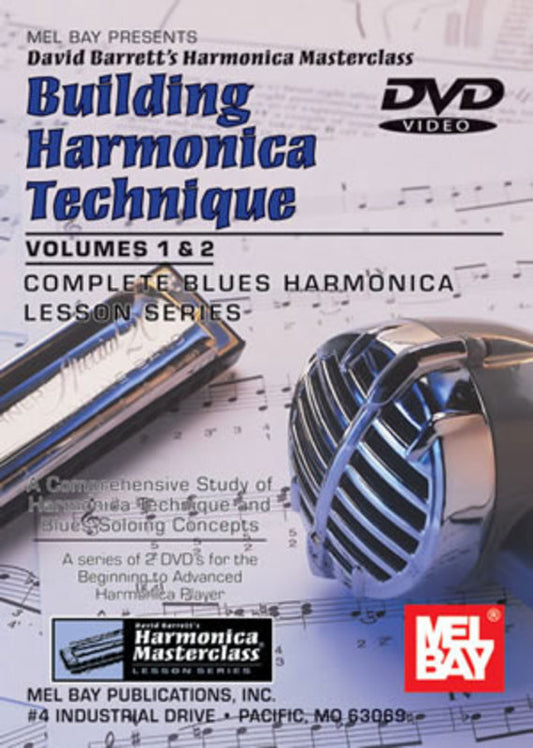 Building Harmonica Technique Vol 1 And 2 DVD (DVD Only)