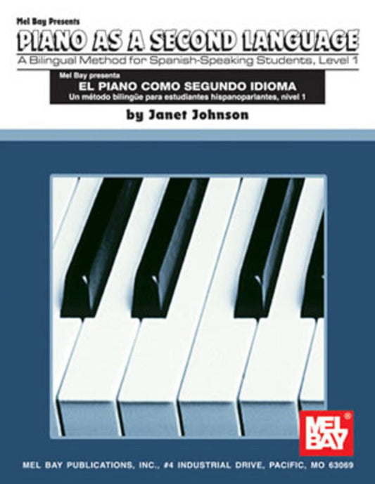 Spanish English Piano Method Lev 1 Book