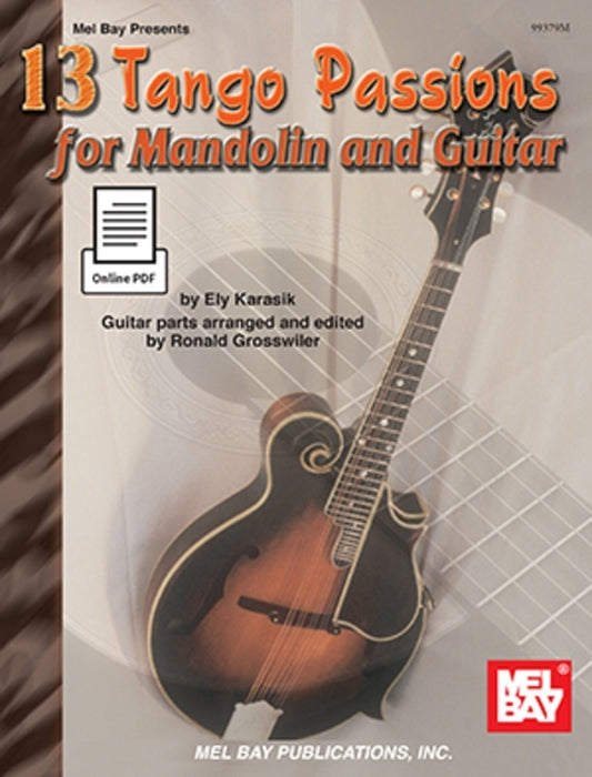 13 Tango Passions For Mandolin And Guitar Book/Pdf Book