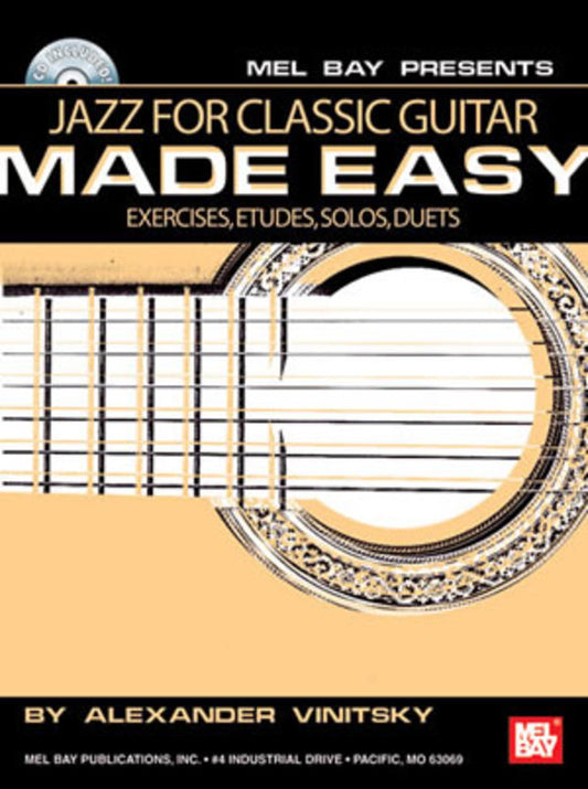 Jazz For Classic Guitar Made Easy Softcover Book/CD
