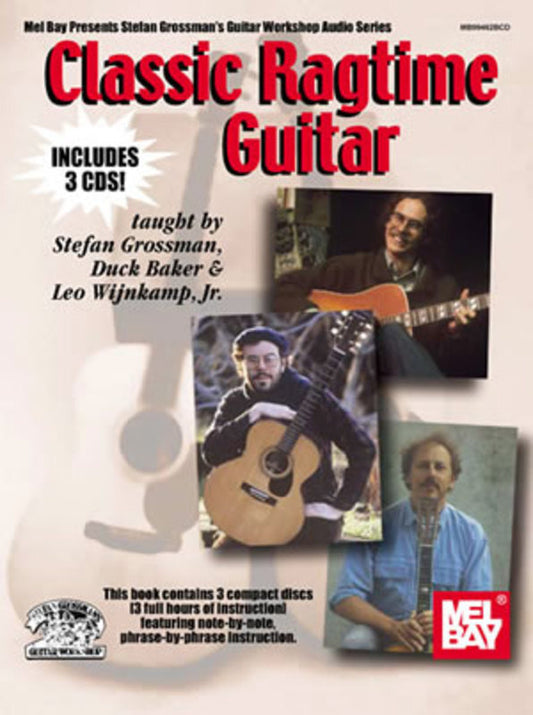 Classic Ragtime Guitar Softcover Book/CD