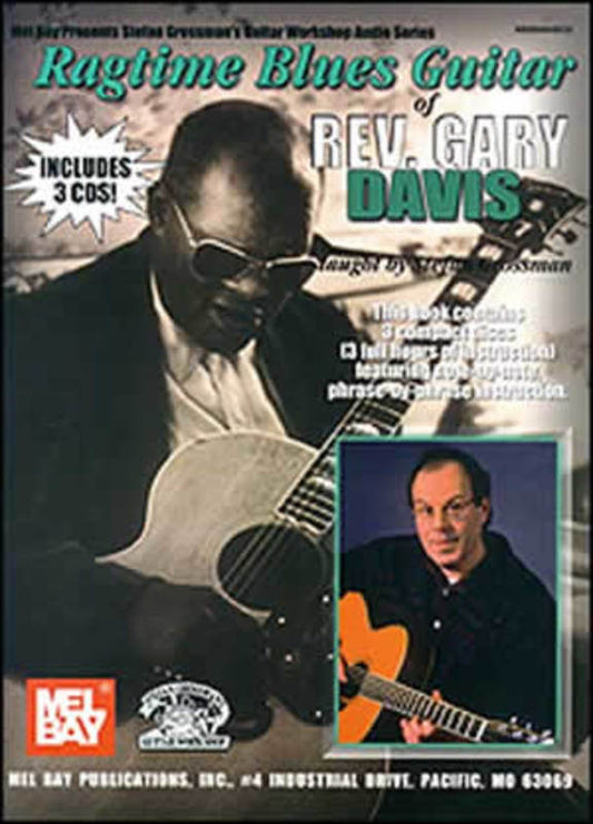 Ragtime Blues Guitar Of Rev Gary Davis Softcover Book/CD
