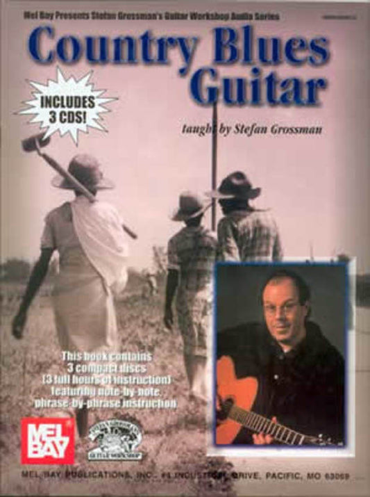 Country Blues Guitar Softcover Book/CD