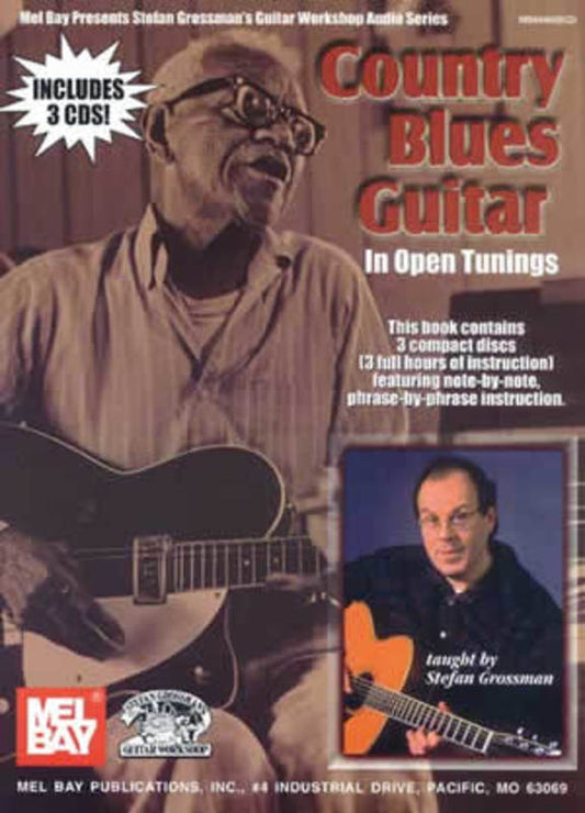 Country Blues Guitar Open Tunings Softcover Book/CD