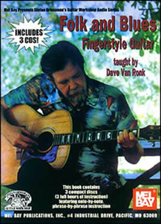 Folk And Blues Fingerstyle Guitar Softcover Book/CD