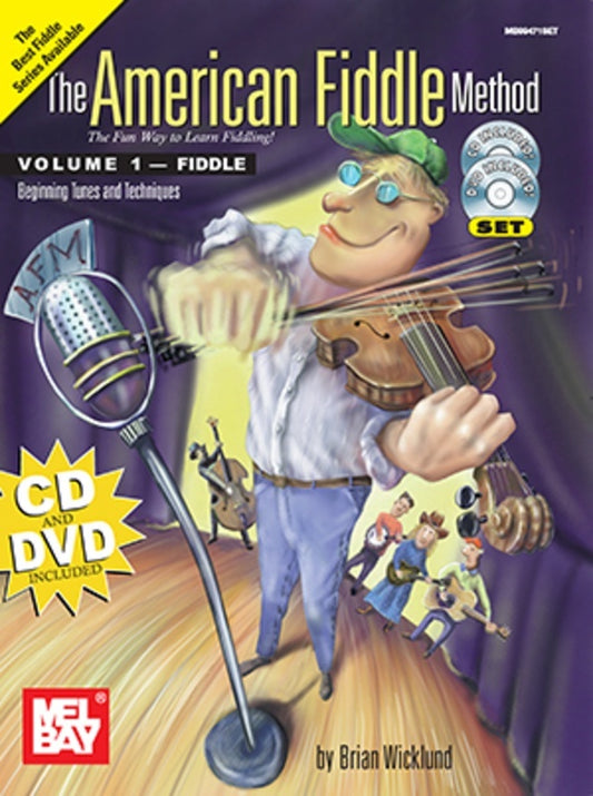 American Fiddle Method Vol 1 Book/CD/DVD (Softcover Book/CD/DVD) Book