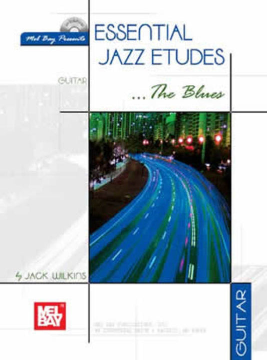 Essential Jazz Etudes The Blues For Guitar Softcover Book/CD
