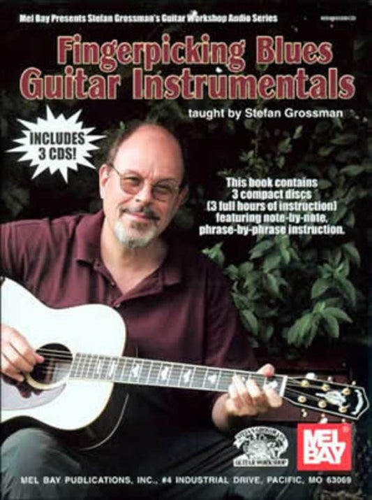 Fingerpicking Blues Guitar Instrumentals Book CD (Softcover Book/CD)