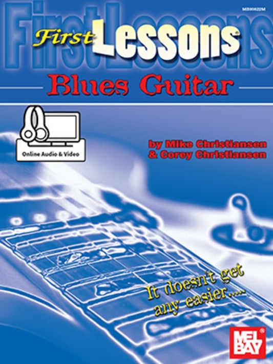 First Lessons Blues Guitar Book/Oa/Ov (Softcover Book/Online Media) Book