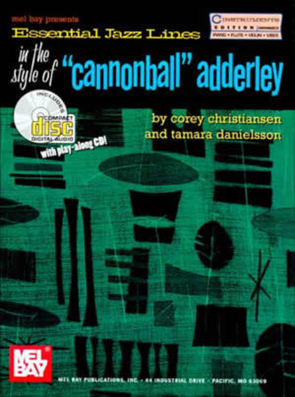 Essential Jazz Lines Style Of Cannonball Adderly C Ed Book/CD