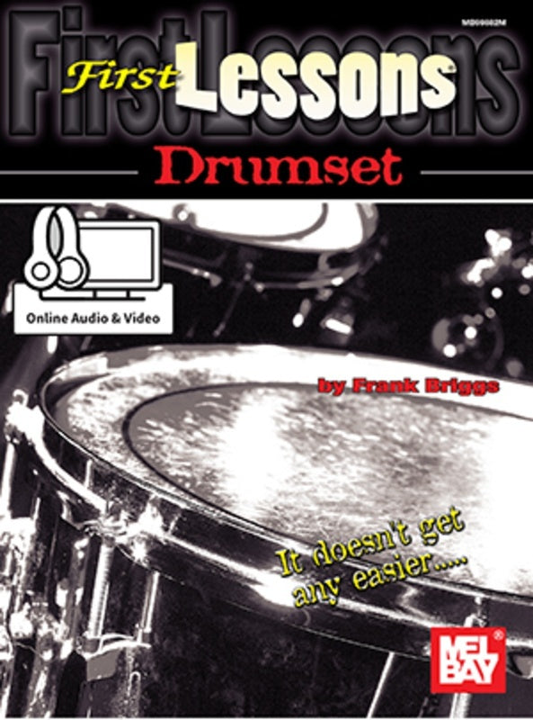 First Lessons Drumset Book/Oa/Ov (Softcover Book/Online Media) Book