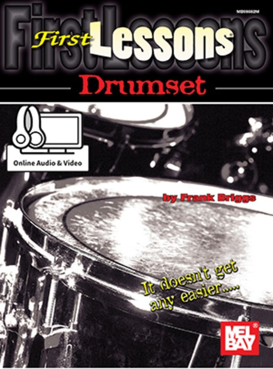 First Lessons Drumset Book/Oa/Ov (Softcover Book/Online Media) Book