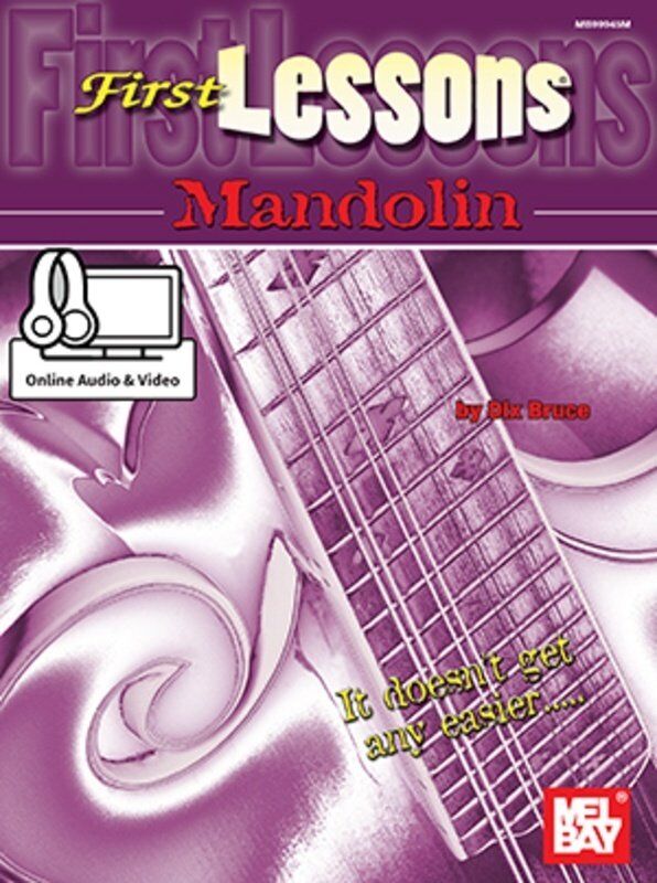 First Lessons Mandolin Book, CD, and DVD by Mel Bay Publications