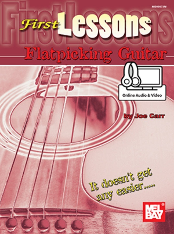 First Lessons Flatpicking Guitar Book/Oa/Ov (Softcover Book/Online Media) Book