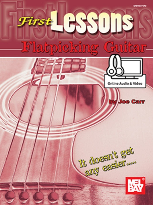 First Lessons Flatpicking Guitar Book/Oa/Ov (Softcover Book/Online Media) Book