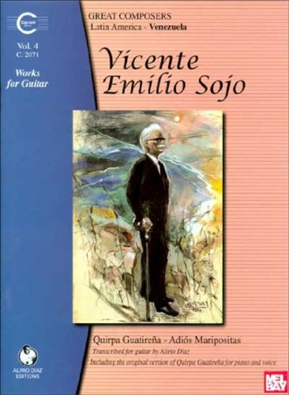 Vincente Emilio Sojo Works For Guitar Vol 4 Book