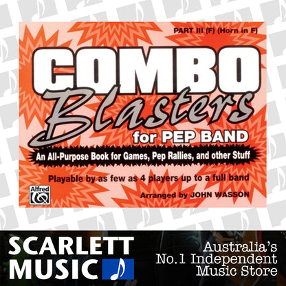 Combo Blasters For Pep Band Marching Band Part 3 F — view 2